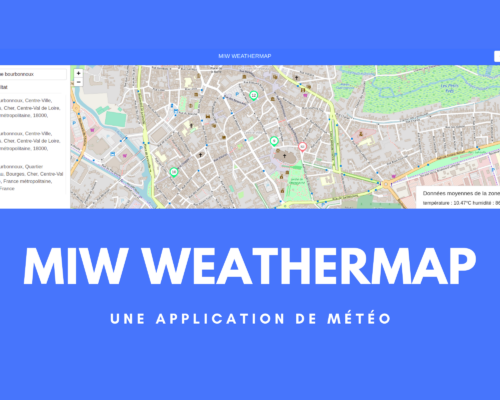 le projet miw weather map